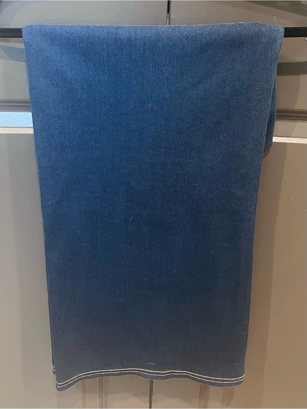 NWOT HALARA Wide-Leg High-Waist Jeans in Dark Blue Wash - Picture 6 of 8
